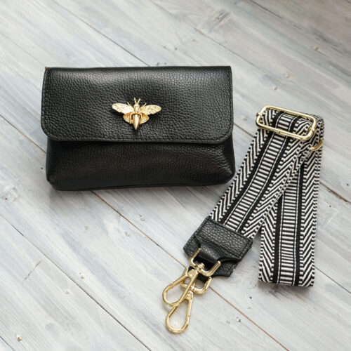 BEE BAG Black1(ビーバッグ ブラック1)3種ストラップ付