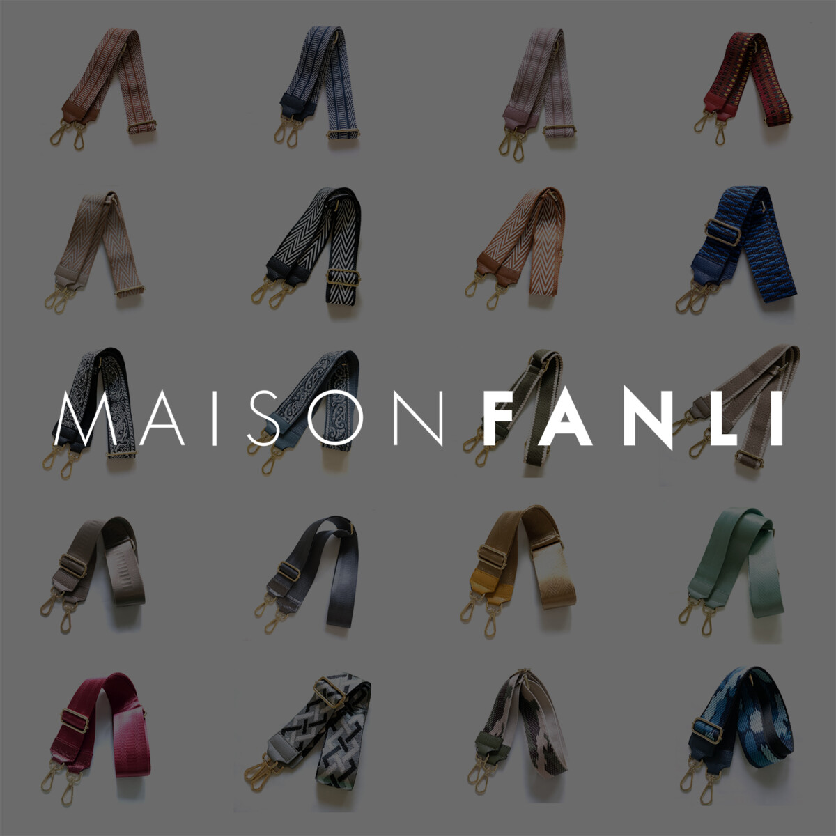 Maison  Fanliのショルダーストラップ掲載しました！